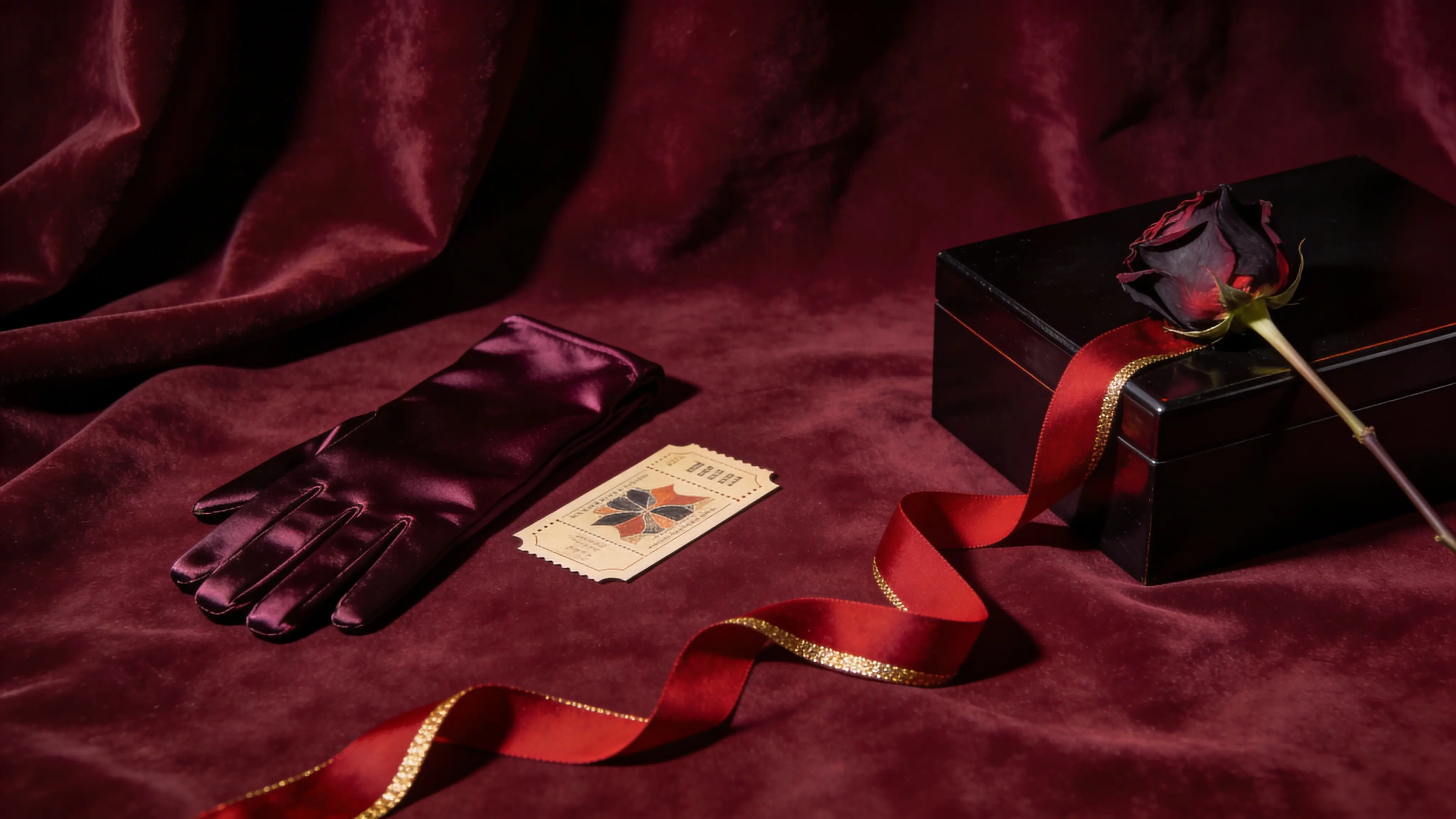 Theatre wedding website template preview